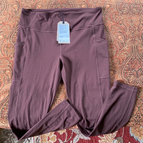 PrAna Electa Leggings tights yoga running cycling brown COCOA NEW NWT XL - Picture 4 of 8